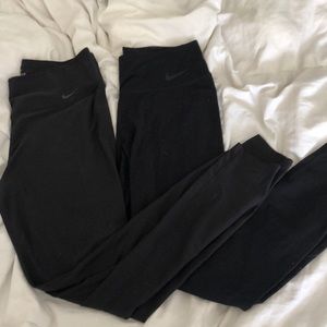 2 for $25 SOLID BLACK NIKE LEGGINGS